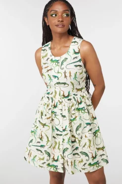 Lizard Fam Cotton Dress
