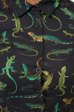 Lizard Fam Cotton Playsuit