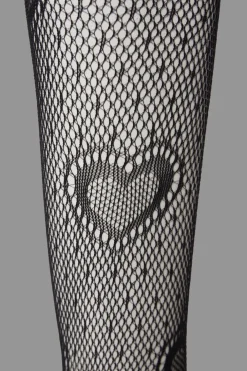 Lolita Heart Fishnets