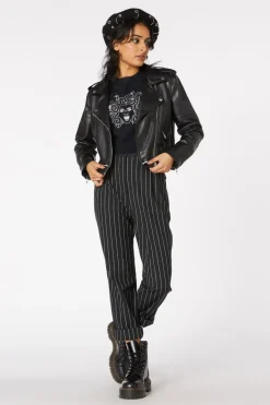 Loveless Embossed Pu Jacket