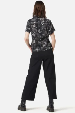 Lover'S Departure Printed Blouse