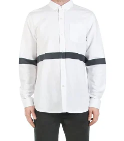 Ls Relax Fit W Printed Stripe