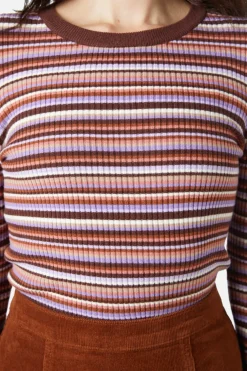 Lucy Stripe Knit Top