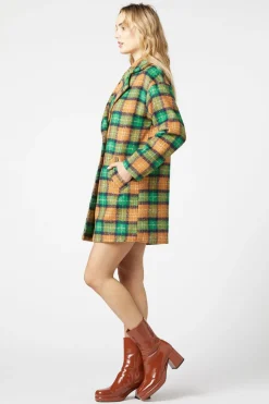 Maddison Check Coat