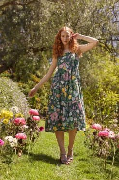 Magic Garden Midi Dress