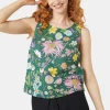 Magic Garden Shell Top