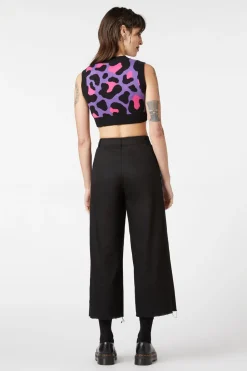 Major Meow Cropped Knit