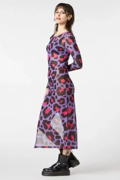 Major Meow Mesh Dress