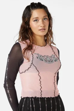 Manic Babylock Mesh Top