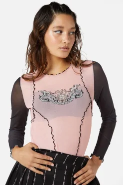 Manic Babylock Mesh Top