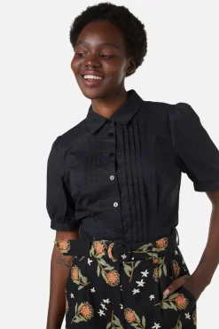 Martha Pin Tuck Blouse