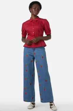 Martha Pin Tuck Blouse