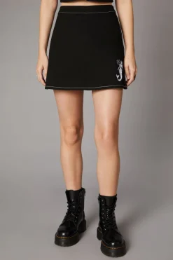 Mermaid Embroidered Skort