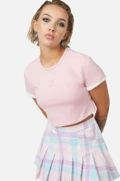 Meta Fantasy Wings Crop Tee