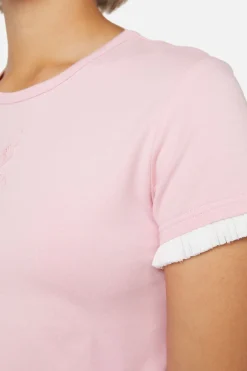 Meta Fantasy Wings Crop Tee