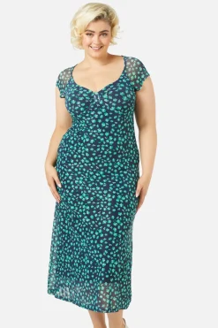 Mille Fleur Mesh Dress