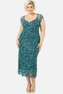 Mille Fleur Mesh Dress