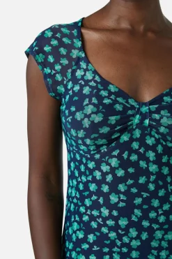 Mille Fleur Mesh Dress