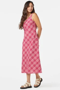 Miranda Check Midi Dress