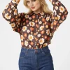 Miss 60'S Flower Shirt