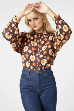 Miss 60'S Flower Shirt