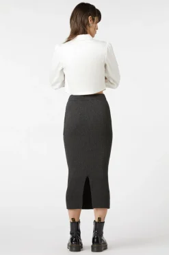 Moon Sign Knit Skirt