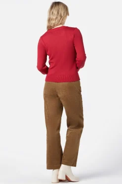 Mushroom Embroidered Sweater