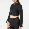Mystery Pinstripe Blouse