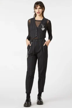 Mystery Pinstripe Vest