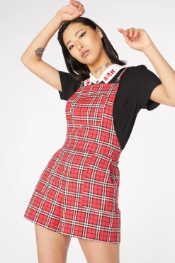 Nah Tartan Bib Playsuit