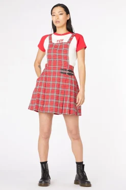 Nah Tartan Buckle Pinafore