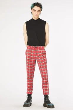 Nah Tartan Cotton Twill Pant