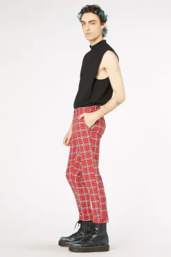 Nah Tartan Cotton Twill Pant