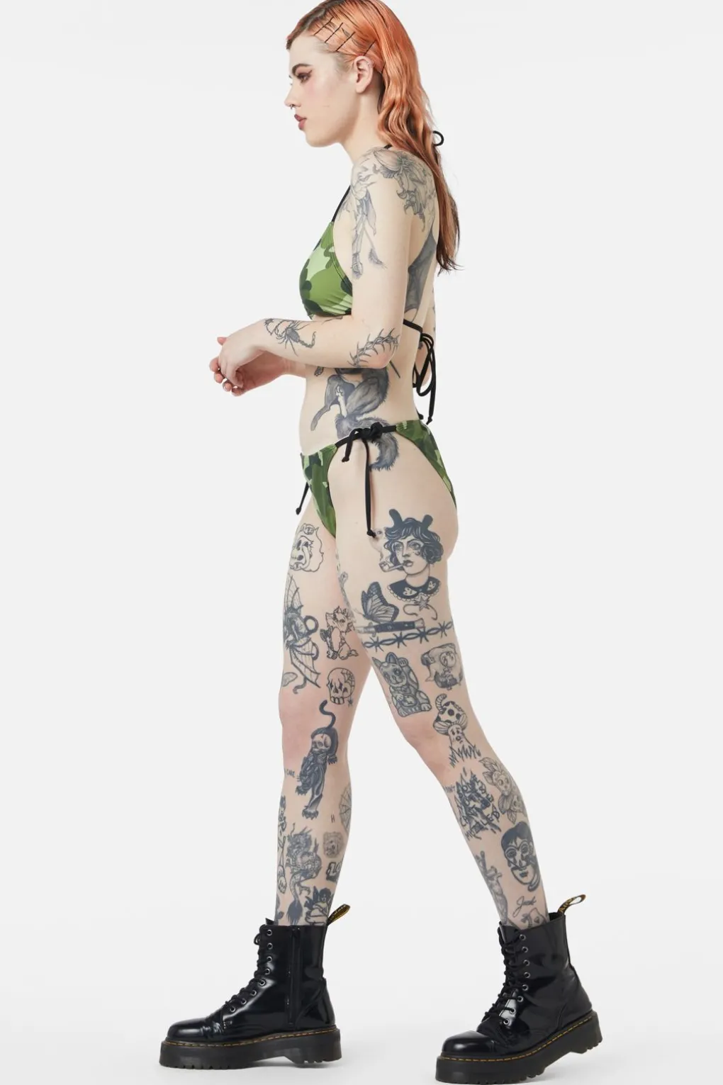 Nook Of The Garden Camo Bikini Bottom