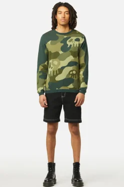 Nook Of The Garden Camo Knit Jumper