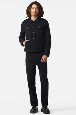 On Guard Back Print Denim Jacket