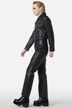 Ornate Metal Pu Jacket