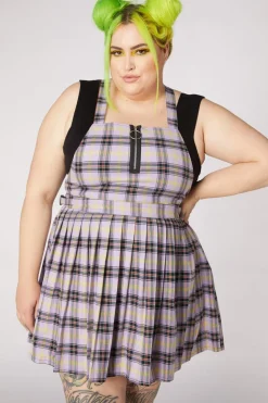 Outsider Tartan Pleat Pinny