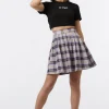 Outsider Tartan Pleat Skirt