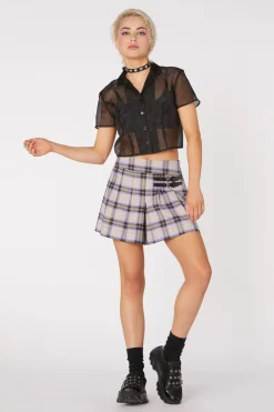 Outsider Tartan Pleat Skort