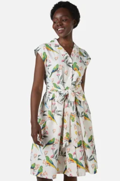 Parrot Shirt Dress