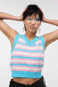 Pastel Stripe Vest