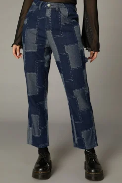 Patchwork Denim Jean