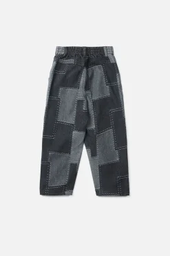 Patchwork Denim Kids Jeans