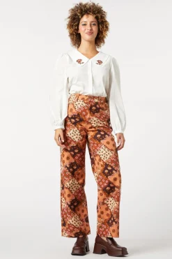 Patchwork Flower Jean