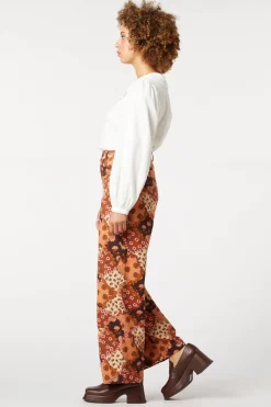 Patchwork Flower Jean