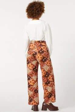 Patchwork Flower Jean