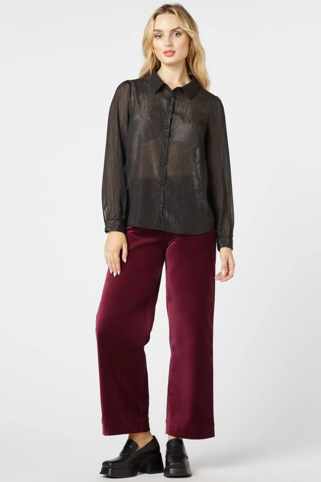 Pearl Glitter Blouse