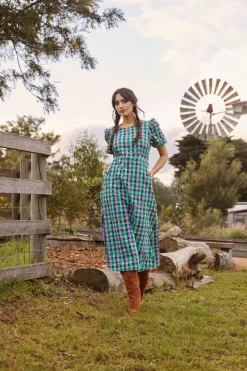 Peppa Check Midi Dress