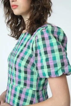 Peppa Check Midi Dress